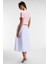 VELINA Kadın Bisiklet Yaka Kısa Kollu Önü Baskılı Slim Pembe T-Shirt 5