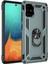 Newface Samsung Galaxy A71 Kılıf Sofya Yüzüklü Silikon Kapak - Yeşil 1