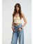 LUMINA Kadın İnce Ayar Askılı Slim Crop Sarı Atlet 3