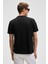 Mocassın Erkek %100 Pamuk Relaxed Fit Yuvarlak Yaka Kısa Kollu Siyah T-shirt 5