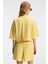 NUA Kadın Esnek Kumaşlı Kordonlu Comfort Fit Sarı Şort 6
