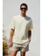 CATWALK Erkek %100 Pamuk Regular Fit Sarı T-Shirt 1