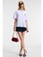 Feylora Kadın Pamuk Oversize Fit Baskı Detaylı Kısa Kollu Bisiklet Yaka Beyaz T-Shirt 3