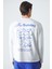 Slowsunday Erkek Baskı Detaylı Comfort Fit Bisiklet Yaka Ekru T-Shirt 1