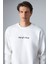 Outoffıce Erkek Baksı Detaylı Comfort Fit Bisiklet Yakalı Ekru T-Shirt 5
