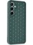 Newface Samsung Galaxy A35 5g Kılıf Petek Silikon Kapak - Koyu Yeşil 2
