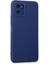 Newface Vivo Y15S Kılıf Lansman Glass Kapak - Sky Blue 2
