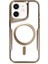 Newface iPhone 11 Kılıf Boyi Magsafe Silikon Kapak - Çöl Titanyum 1