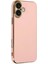 Newface iPhone 16 Kılıf Volet Silikon - Pembe 1