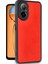Newface Realme 12 Lite Kılıf Aras Deri Kapak - Kırmızı 2