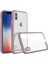 Newface iPhone Xs Max Kılıf Miami Şeffaf Silikon - Açık Mor 1