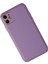 Newface iPhone 12 Kılıf Coco Deri Silikon Kapak - Lila 2