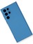 Newface Samsung Galaxy S23 Ultra Kılıf Nano Içi Kadife Silikon - Mavi 3