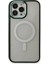 Newface iPhone 14 Pro Max Kılıf Room Magneticsafe Silikon - Köknar Yeşili 2