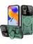 Newface Xiaomi Redmi Note 12 Pro 4g Kılıf Joy Lens Standlı Kapak - Koyu Yeşil 1