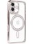 Newface iPhone 16 Plus Kılıf Joke Simli Magneticsafe Kılıf - Pembe 2