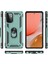 Newface Samsung Galaxy A72 Kılıf Sofya Yüzüklü Silikon Kapak - Yeşil 3