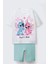 Angel ve Stitch Baskılı Taytlı Kız Çocuk Takım 1