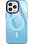 Newface iPhone 12 Pro Max Kılıf Beta Magneticsafe Silikon - Mavi 1