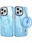 Newface iPhone 12 Pro Max Kılıf Beta Magneticsafe Silikon - Mavi 2