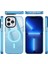 Newface iPhone 12 Pro Max Kılıf Beta Magneticsafe Silikon - Mavi 3