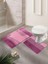 Banyo Paspası Silver Balı U Tip 2’li Set 1