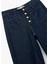 Normal Paça Düğmeli Yüksek Bel Pamuklu Geniş Paça Crop Jean Pantolon - Wide Leg Jeans 3