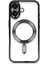Newface iPhone 16 Plus Kılıf Kross Magneticsafe Kapak - Siyah 1