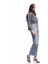 Yüksek Bel Dar Kalıp Düğmeli Cepli Ispanyol Paça Crop Jean Pantolon - Flare Jeans 2