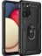 Newface Samsung Galaxy A03S Kılıf Sofya Yüzüklü Silikon Kapak - Siyah 1