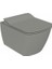 Elegant Rim-Off Duroplast Yavaş Kapanan Klozet Kapaklı Cool Grey Set 2