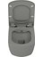 Elegant Rim-Off Duroplast Yavaş Kapanan Klozet Kapaklı Cool Grey Set 3
