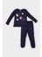 Kız Bebek Pijama Takımı Uzay Baskılı Uzun Kollu Üst Beli Lastikli Uzun Alt D9073A525SP 2