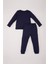 Kız Bebek Pijama Takımı Uzay Baskılı Uzun Kollu Üst Beli Lastikli Uzun Alt D9073A525SP 5