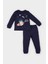 Erkek Bebek Pijama Takımı Uzay Baskılı Uzun Kollu Üst Beli Lastikli Uzun Alt D9068A525SP 3
