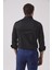 Ds Damat Slim Fit Siyah Düz Gömlek 3
