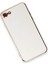 Newface iPhone 7 Kılıf Volet Silikon - Beyaz 3
