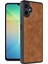 Newface Samsung Galaxy A06 Kılıf Aras Deri Kapak - Taba 2