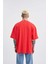 Erkek Basic Super Pamuklu Oversize Nar Tişört 2
