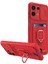 Newface Xiaomi Redmi Note 13 4g Kılıf Zuma Kartvizitli Yüzüklü Silikon - Kırmızı 1