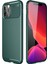 Newface iPhone 11 Pro Max Kılıf Auto Focus Karbon Kapak - Yeşil 1