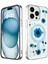 Newface iPhone 14 Pro Max Kılıf Daisy Simli Magsafe Kapak - Mavi 1