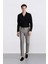 Twill Chino Kumaş Pantolon Slim Fit Dar Kesim Dar Paça Basic Düz Cepli B2091AX24AU 2