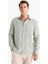 %100 Pamuk Regular Fit İnce Kumaş Polo Yaka Uzun Kollu Gömlek D7394AX25SP 3