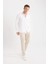 Yazlık Jogger Keten Düz Paça Pantolon D7542AX25SP 3