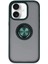 Newface iPhone 16 Kılıf Montreal Yüzüklü Silikon Kapak - Yeşil 1
