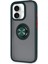 Newface iPhone 16 Kılıf Montreal Yüzüklü Silikon Kapak - Yeşil 2