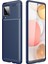 Newface Samsung Galaxy A12 Kılıf Auto Focus Karbon Kapak - Lacivert 1