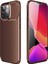 Newface iPhone 13 Pro Max Kılıf Auto Focus Karbon Kapak - Kahverengi 1