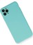 Newface iPhone 11 Pro Max Kılıf Nano Içi Kadife Silikon - Turkuaz 2